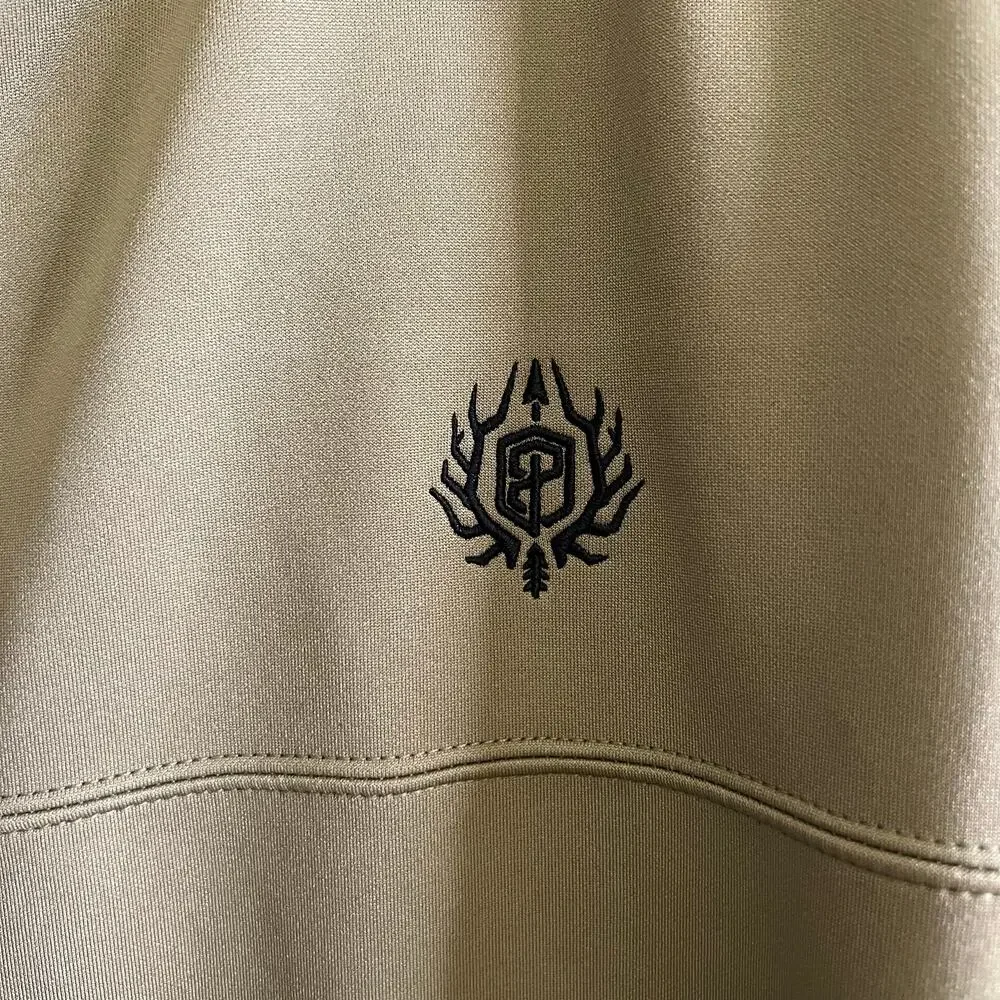 Born Primitive Outdoor Hoodie Jacket Green Full Zip Performance Mens M Logo - Picture 13 of 14